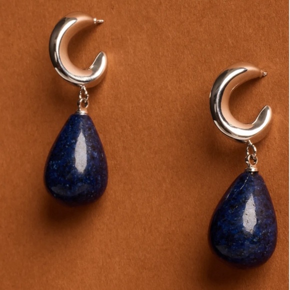 Lucky Brand Jewelry - Lucky Brand Blue Stone Drop Earrings